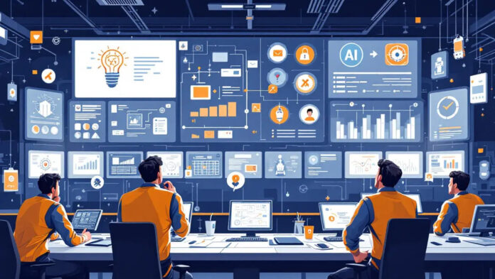 compatible_puzzled-workers-in-industrial-control-room-with-ai-machine-learning-icons.jpg Half of firms lack AI expertise despite rising interest in EAM tech