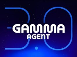 Gamma 3 AI interface showcasing its slide design capabilities