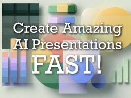 Genspark AI Slides platform showcasing professional slide design
