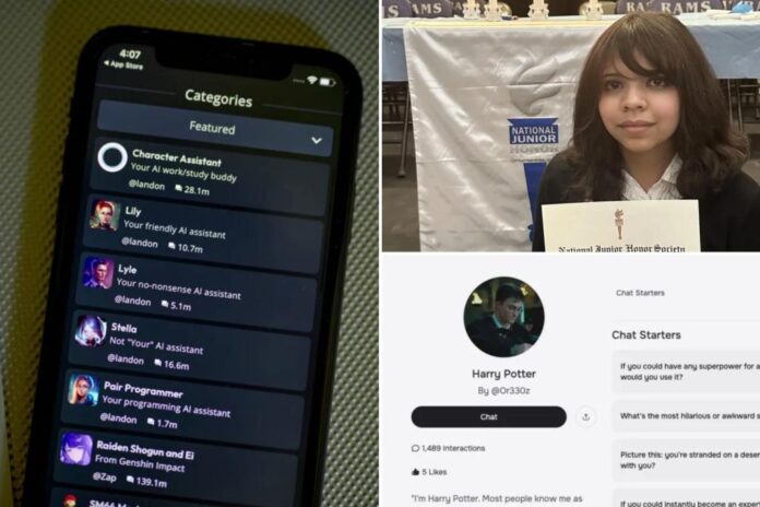 newspress-collage-b6ghetay5-1758138096457.jpg Parents sue Character AI -- firm behind 'Harry Potter' chatbots -- over teen deaths, suicide attempts