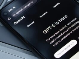 GPT-5 introduction displayed on OpenAI’s website on smartphone screen. (Adobe Stock Photo/ Tada Images - stock.adobe.com)