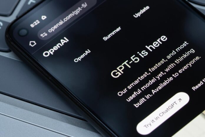 openais-latest-model-gpt-5-struggles-with-hallucinations-problems-3206818.jpeg GPT-5 introduction displayed on OpenAI’s website on smartphone screen. (Adobe Stock Photo/ Tada Images - stock.adobe.com)