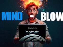 Perplexity Comet Browser showcasing AI integration for smarter browsing