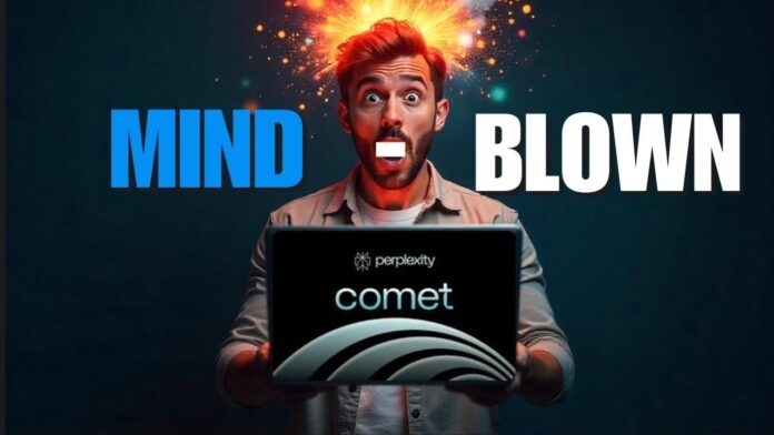 Perplexity Comet Browser showcasing AI integration for smarter browsing