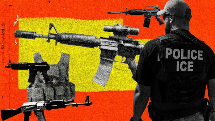 10-23-25-V2-A.jpg ICE spent over $71 million on guns, armor, and chemical munitions in 2025 so far