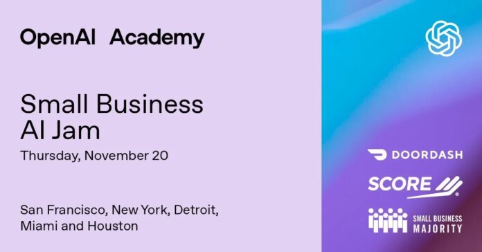 1760446838673.jpg OpenAI Academy launches nationwide Small Business AI Jam across five U.S. cities