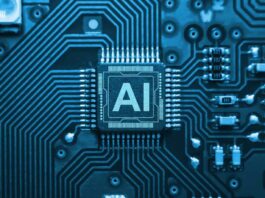 AI (Artificial Intelligence) technology, chip IC on PCB, PCB circuit board, microprocessor