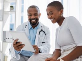 doctor with patient