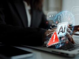AI interface showing prompt error warning and system alert. AI prompt failure can lead to incorrect output or hallucination. Managing AI prompt error is crucial in safe AI deployment. Muxer