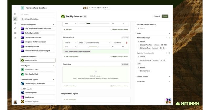 AMESA_Platform.jpg Composabl Rebrands as AMESA, Delivering Practice-Driven AI Agents and Real World Autonomy to Enterprises