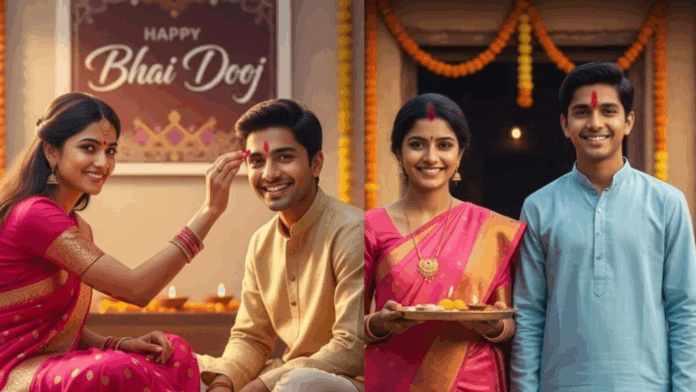 Bhai Dooj portraits for Instagram: Simple Google Gemini prompts to create brother-sister pics