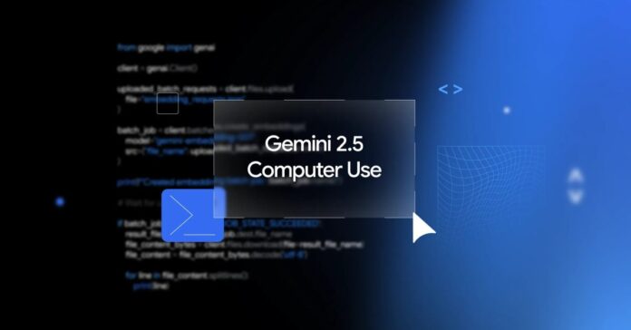 ‘Gemini 2.5 Computer Use’ has strong web, Android performance 