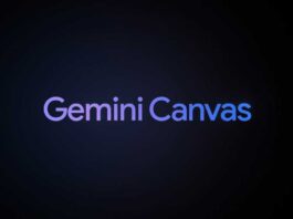 Gemini Canvas for slideshow presentations
