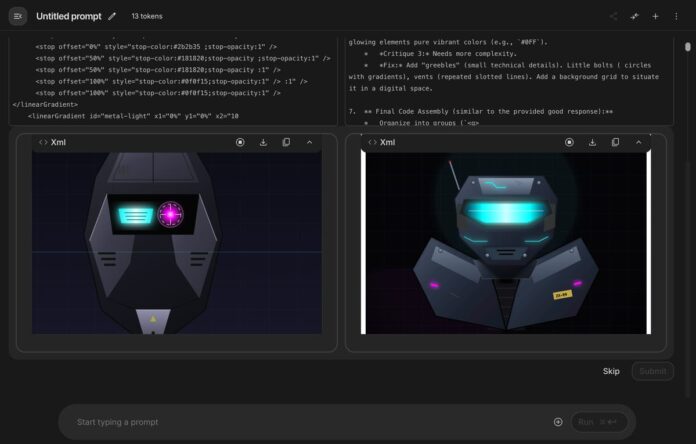Google A/B tests Gemini 3 on AI Studio ahead of the release