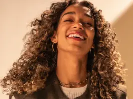 Portrait of woman smiling