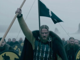 OpenAI's Sora 2 demo included a Viking-ish visual made with the prompt "Vikings Go To War — North Sea Launch."