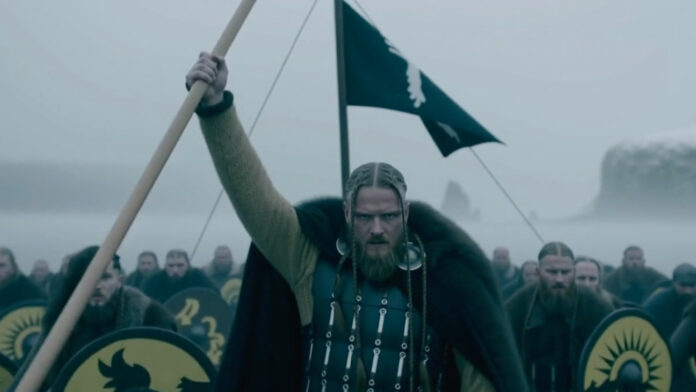 OpenAI's Sora 2 demo included a Viking-ish visual made with the prompt "Vikings Go To War — North Sea Launch."