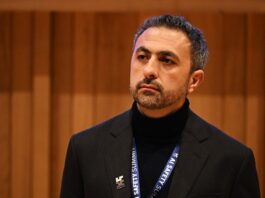 Microsoft AI CEO Mustafa Suleyman at the AI Safety Summit at Bletchley Park on November 1, 2023 in Bletchley, England.