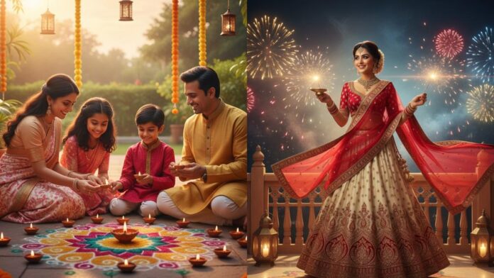 Create Diwali 2025 AI photos for couples, families, friends with Google Gemini Nano Banana: See prompts