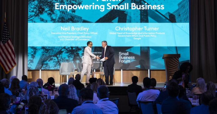 https3A2F2Fs3.us-east-1.amazonaws.com2Fco-assets2Fassets2Fimages2Fforum-google-neil.jpg Google and the U.S. Chamber Join Forces to Help 40,000 Small Businesses Learn AI | CO