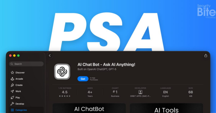 image_8c186c.png Security Bite: Beware sketchy ChatGPT-clones slipping back into App Store charts