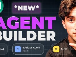 Screenshot of OpenAI’s Agent Builder drag-and-drop interface for creating AI agents