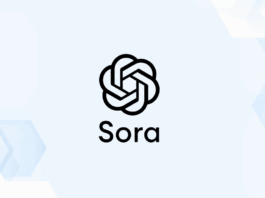 The Sora logo, featuring a stylized black knot-like emblem above the word 