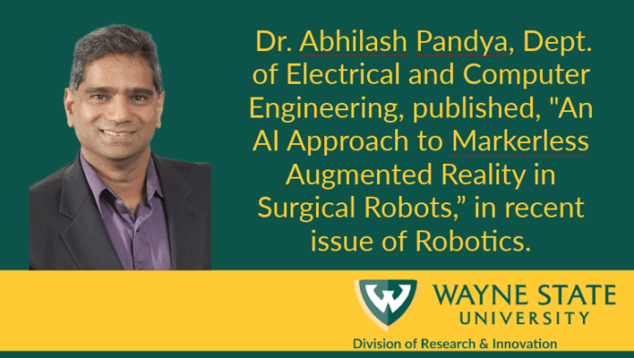 Dr. Abhilash Pandya and his research team in the College of Engineering are exploring the use of artificial intelligence tools to better serve both patients and medical personnel during surgery.