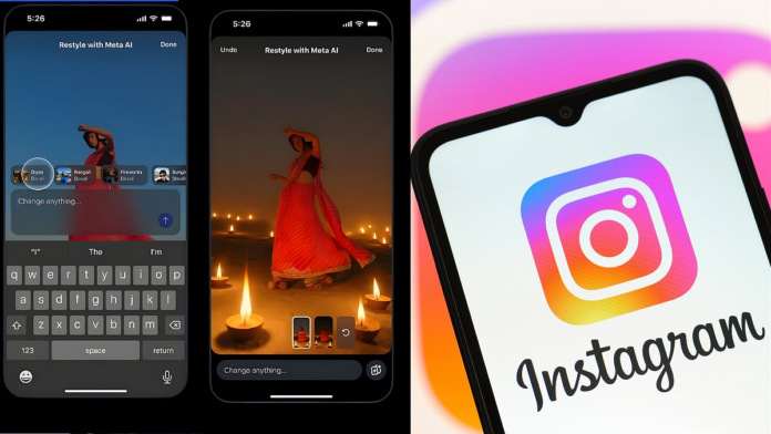 thebridgechronicle2F2025-10-172F7fwb3oo12FHero-Image-32.png Instagram Rolls Out ‘Restyle’ AI Tool, Letting Users Add Diwali-Themed Effects to Photos and Videos