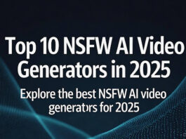 Interface of advanced NSFW AI video generator tools in 2025.