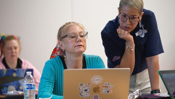 wirestory_f7554b6550fb90519dd8129acac8e291_16x9.jpg Big Tech is paying millions to train teachers on AI, in a push to bring chatbots into classrooms