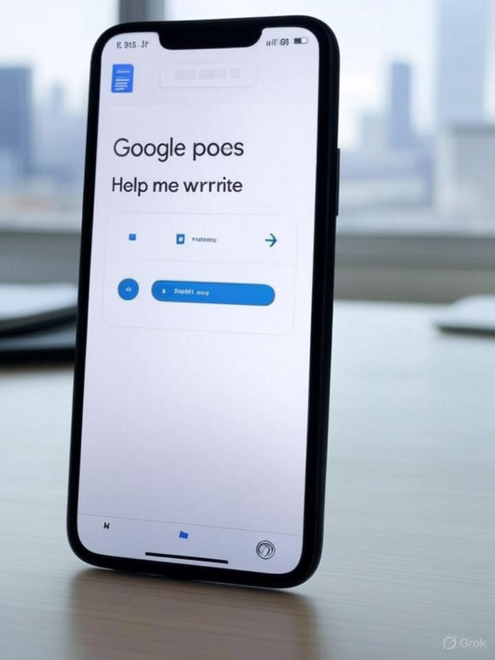 xai-tmp-imgen-8b644ab9-41c5-4c49-9f7f-5873ede2d41f.jpeg Google Docs Android App Integrates Gemini AI 'Help Me Write' Feature