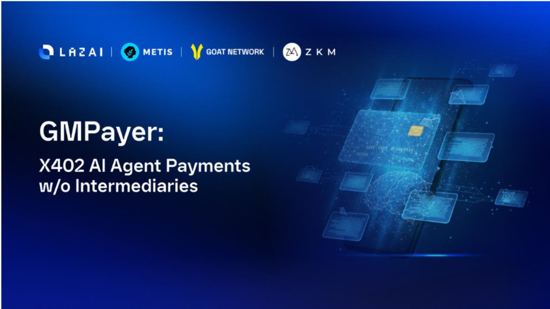 1600x1000.jpg LazAI Launches GMPayer: X402-Based Multi-Currency Payment Hub For AI Agents