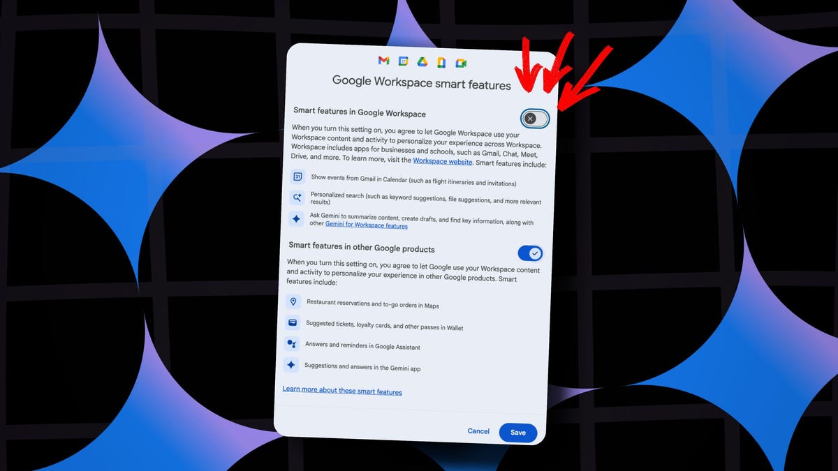 2.jpg How to turn off Gemini in your Gmail, Photos, Chrome, and more - it's easy to opt out of AI