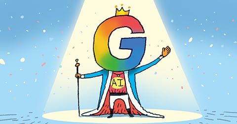 3HCQVA6OOJBR7AZ24ENS3LDZGA.png Google's Awakening, The King's Return - 조선일보