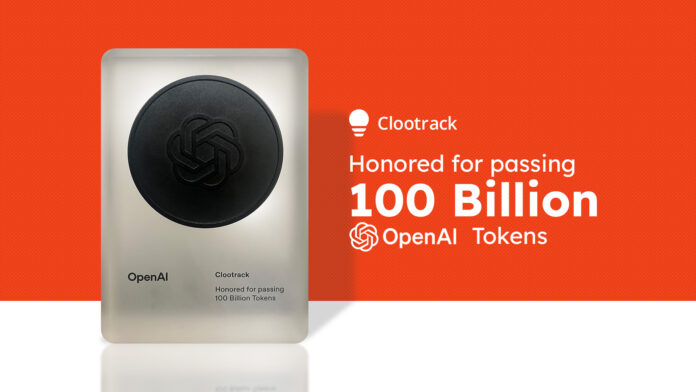 Clootrack surpasses 100 Billion OpenAI Tokens