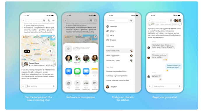 ChatGPT launches pilot group chats across Japan, New Zealand, South Korea, and Taiwan