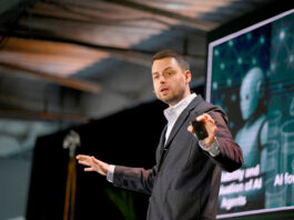 Carnegie Mellon University Head of Machine Learning, Zico Kolter delivers a keynote speech at AI Ho...