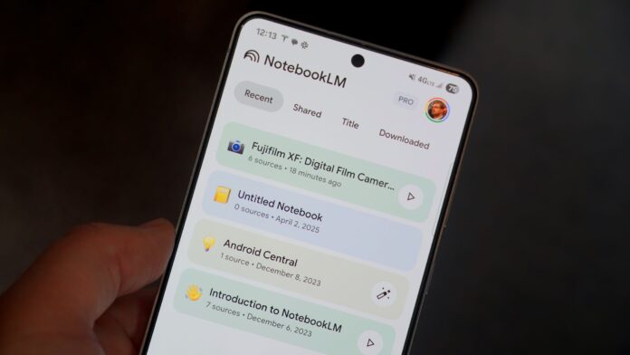 Gemini could support NotebookLM notebook imports in a future update