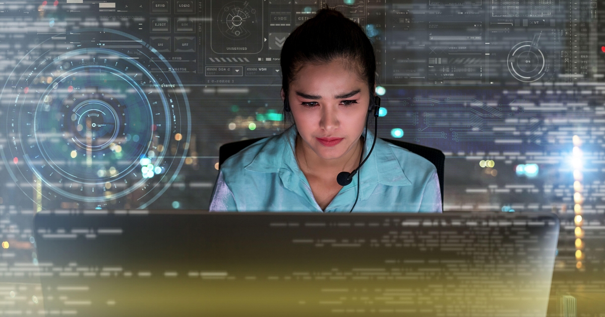 contact-center-agent-sea-of-data.jpg Smarter Systems, Tired Agents; The Hidden Cost of AI CX