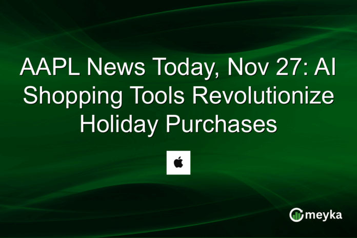 AAPL News Today, Nov 27: AI Shopping Tools Revolutionize Holiday Purchases