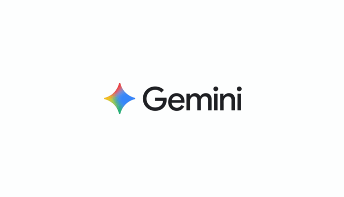 Gemini AI logo with red downward arrow after expense tracker test failure