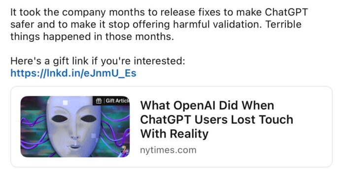 an important new inside look at OpenAI