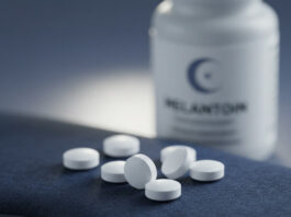 Long-term use of melatonin supplements, often used to promote sleep and address insomnia, was associated with a higher risk of heart failure diagnosis. Image credit: Gemini AI.