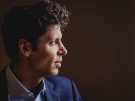 Headshot photograph of OpenAI CEO Sam Altman, taken in Berlin, Germany.