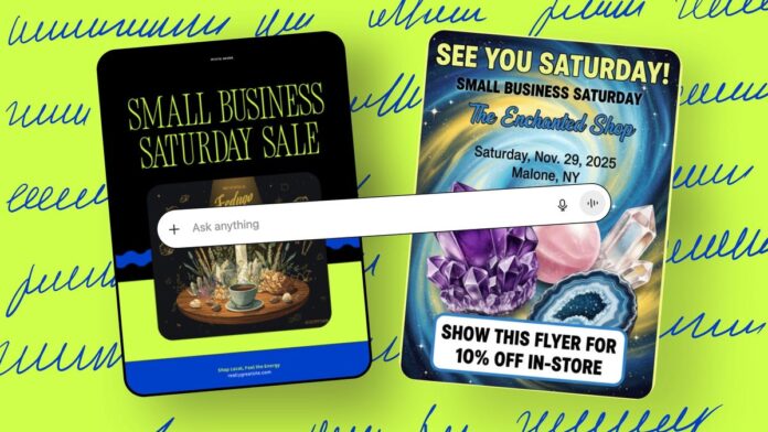 How to design killer Small Business Saturday ads for free with AI - and fast