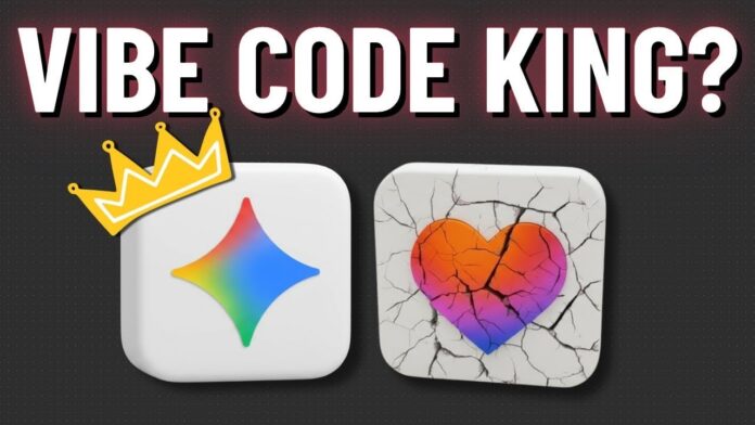 Google AI Studio's Vibe Coding tool for creating MVPs without coding