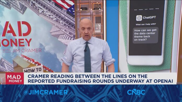 OpenAI should act while hot, raise $200B at $1T valuation: Jim Cramer