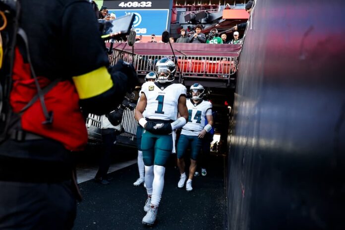 Google app hiccup jumps the gun before the Eagles-Commanders game with AI-generated victory post