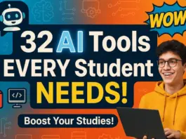 32 Must-Have AI Tools For Students. You Don